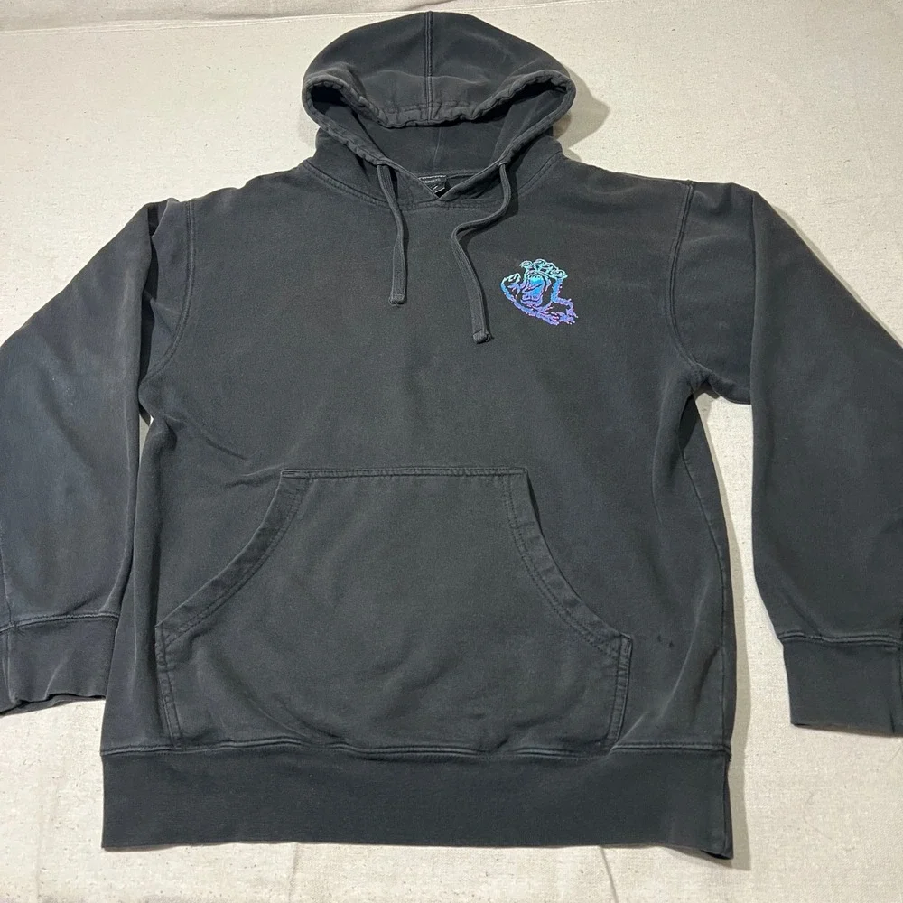 Santa‎ Cruz Screaming Hand Hoodie Sweatshirt Black Independent Trading *M - FLAW